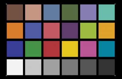 色彩还原测试卡(X-Rite Color checker)