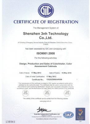 Giấy chứng nhận 3nh ISO 9001